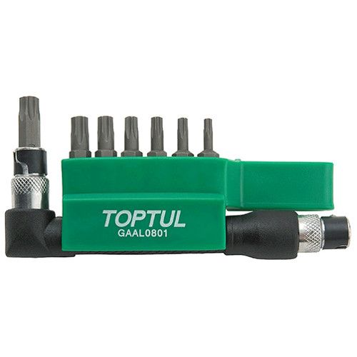 Изображение товара Набор бит 1/4" TORX с Г-обр.переходником