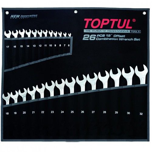 Изображение товара Набор ключей комб. 26шт. 6-32мм Super-Torque